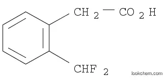 Molecular Structure of 1000517-62-3 (Benzeneacetic acid, 2-(difluoromethyl)-)